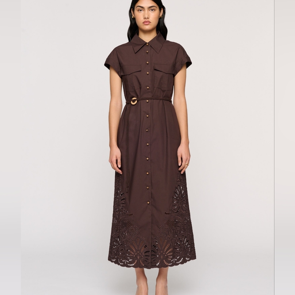 Clea Kya Dress in Brown